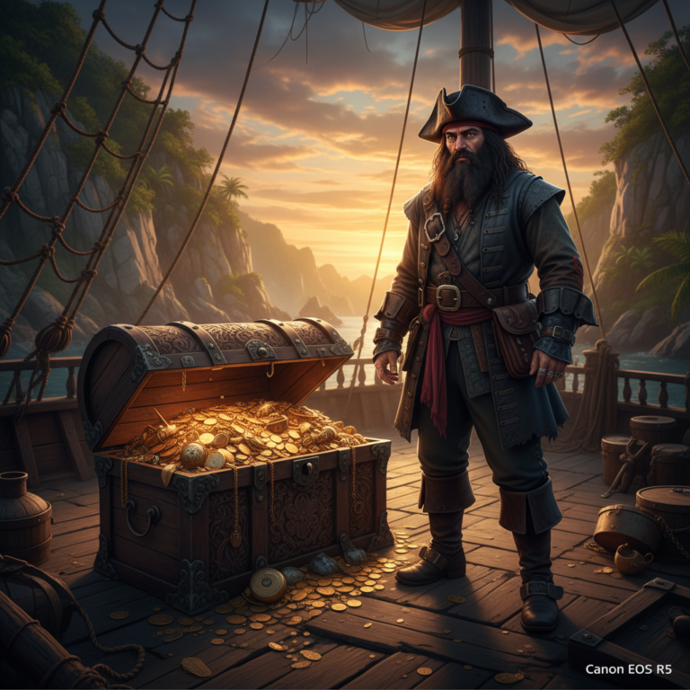 Black Beard Legacy รีวิวสล็อตโจรสลัดเคราดำ พร้อมฟีเจอร์หีบสมบัติให้โชคก้อนใหญ่