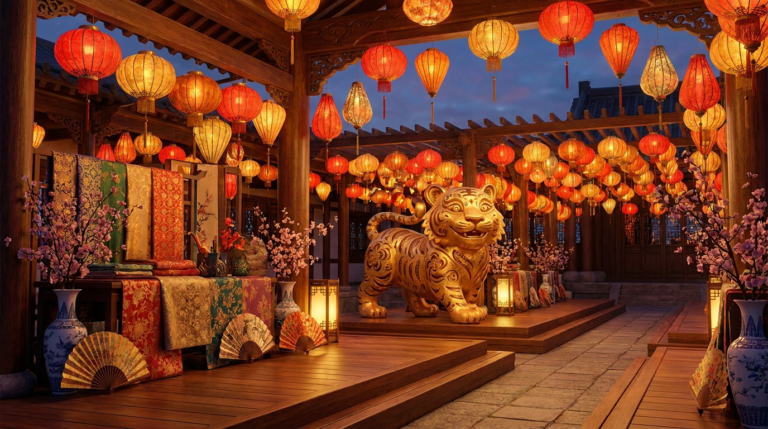 ภาพประกอบเกม Fortune Tiger ธีมเสือทองพร้อมกระดานจำลอง 3x3